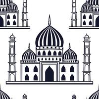Create ethnic inspired seamless tile patterns that represent local traditions and iconic cultural symbols with isolated white backgrounds Clean vector