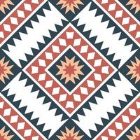 Create a seamless tile pattern inspired by traditional Aztec fabrics featuring vibrant color schemes and bold geometric designs Clean Set 11 vector