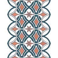 Create intricate geometric tile patterns using traditional weaving techniques subtle gradients and vibrant contrast Clean vector