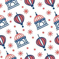 Create seamless tile patterns featuring Asian fauna such as peacocks koi fish and cranes with vibrant colors and elegant details Clean Set 7 vector