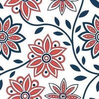 Create seamless tile patterns that showcase repeating ethnic designs with a mix of colors shapes and white space for a fresh aesthetic Clean vector