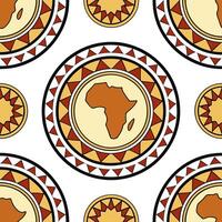 Create timeless seamless patterns from diverse African tribal art offering an elevated design approach for high end branding and cultural recognition Clean vector
