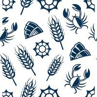 Curate seamless tile patterns featuring local artwork motifs inspired by folklore and regional stories perfect for digital marketing and branding Clean Set 2 vector