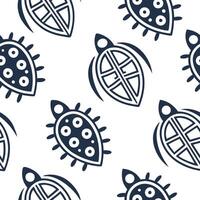 Curate traditional Native American inspired seamless tile patterns with symbolic motifs for the design of multicultural merchandise branding and visual content Clean vector