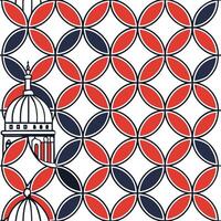 Curate textile print aesthetic unify mosaic design emphasize repetitive design with refined art direction Clean vector