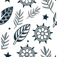 Curate seamless tile patterns with ethnic repeats featuring native symbols and organic designs perfect for eco friendly branding Clean vector
