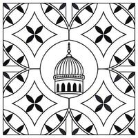 Design mosaic like tile sequences featuring stylized cultural icons bold lines moderate color contrasts polished final look Clean vector