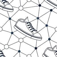 Design seamless pattern evolving futuristic interfaces layered node geometry sharp white highlights interactive brand unity Clean vector