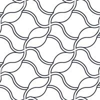 Design seamless futuristic wave tiles blending smooth arcs crisp outlines and white space for advanced minimal aesthetics Clean vector