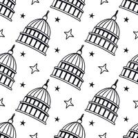 Design seamless pattern using tribal shapes balanced geometry crisp white tone tile ready composition Clean vector