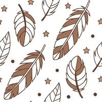 Design seamless tile pattern inspired by Native American symbols with subtle earthy tones and nature based elements Clean Set 4 vector