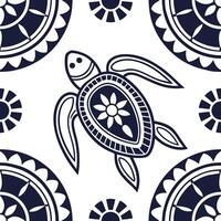 Design seamless tile patterns using ethnic illustrations incorporating tribal symbols and cultural motifs with isolated white balance Clean Set 4 vector