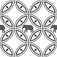 Design seamless tile patterns with repeating cultural elements combining modern colors shapes and ample white space for clarity and style Clean Set 2 vector