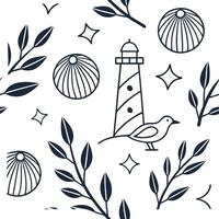 Design seamless tile pattern using traditional Scandinavian fabrics featuring clean lines and minimalist geometric shapes Clean Set 2 vector