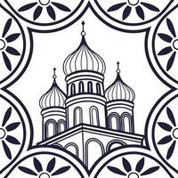 Design visually appealing seamless patterns influenced by local traditions ethnic art and historical motifs with isolated white balance Clean vector