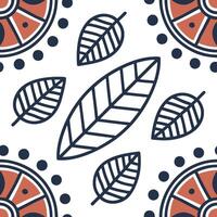 Design visually dynamic seamless tiles featuring bold ethnic symbols and modern design trends for use in advertising and product development Clean vector