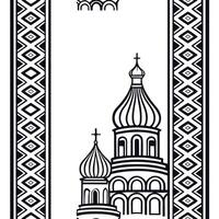 Develop seamless ethnic tile patterns that combine intricate borders with regional symbols and isolated white backgrounds for clear visuals Clean vector