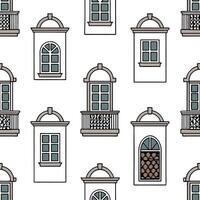 Develop seamless tile designs based on cultural architecture featuring detailed facades iconic columns and ample white space for modern style Clean Set 2 vector