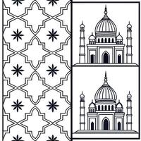 Develop seamless tile designs that represent cultural crafts with iconic symbols intricate details and clear white space to create balanced visuals Clean vector