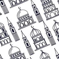 Develop seamless tile patterns based on cultural symbols with clear repetition and balanced spacing ideal for modern interiors Clean Set 4 vector