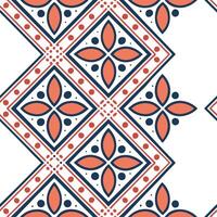 Develop seamless tile patterns that incorporate ethnic repeats and traditional symbols separated by crisp white backgrounds for balance Clean Set 2 vector