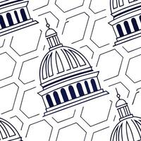 Develop seamless tile patterns incorporating dynamic techno lines clean geometric structures and isolated white balance for contemporary design Clean vector