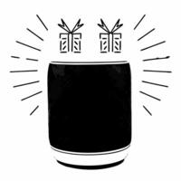 Digital assistant with Bhai Dooj hologram Clean vector