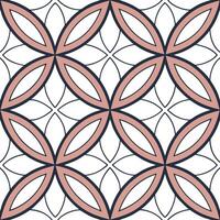 Digital virtual patterns in a seamless tiled framework featuring vibrant abstract grids and isolated whitebalance for modern aesthetics Clean vector