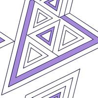Emphasize triangular prisms layered in holographic color sequences maintain crisp white dividers finalize advanced seamless tile concept Clean vector