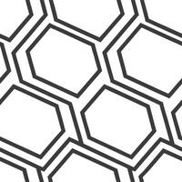 Establish repeating tile of minimal techno shapes angled corners wide white partitions refining brand synergy potential Clean vector