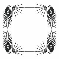 Flat Abstract Lantern and Rangoli Border with Copy Space Clean vector