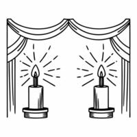 Flat Bokeh Festive Glow Clean vector