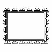 Flat Border Frame with Gold Bars and Dollar Bills Clean vector
