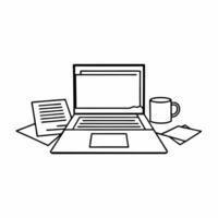 Flat Candid moment of a person using a tablet to review their portfolio with financial apps open in a modern office setting Clean vector
