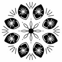 Flat Cultural Dance in Abstract Glow Clean vector