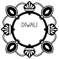 Flat Glossy background with Diwali lanterns and mandala patterns capturing the cultural richness and festive energy of Diwali Clean Set 3 vector