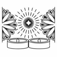 Flat Glossy Cultural Dance Background Clean vector