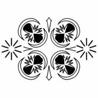 Flat Glossy Festival Dance Performance Background Clean vector