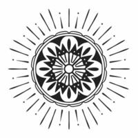 Flat Glossy Rangoli and Sparklers Pattern Background Clean vector