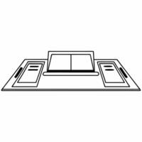 Flat Glossy Retail Checkout Background with Coupon Integration Clean vector