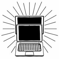 Flat Glowing Abstract Acquisition with Merging Data Icons Clean vector
