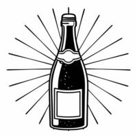 Flat Holographic Champagne Bottle Capsule concept as Close up of a holographic champagne bottle capsule against a plain white background with copy space Camera emphasizes the slee Squre Set 2 vector
