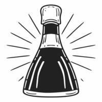Flat Holographic Champagne Bottle Neck concept as Close up of a holographic champagne bottle neck with a glowing label set against a plain white background with copy space Camera Squre vector