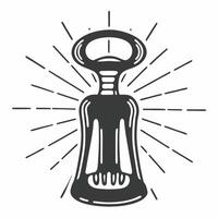 Flat Holographic Champagne Bottle Opener concept as Wide shot of a holographic champagne bottle opener against a plain white background with copy space Camera captures the sleek f Squre Set 2 vector
