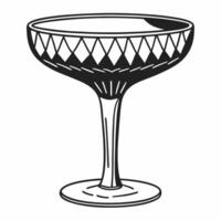 Flat Holographic Champagne Flute Rim concept as Wide shot of a holographic champagne flute rim against a plain white background with copy space Camera captures the intricate holog Squre vector