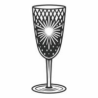 Flat Holographic Champagne Flute Splash concept as Close up of a holographic champagne flute with a glowing liquid splash set against a plain white background with copy space Came Squre Set 2 vector