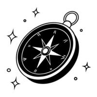 Flat Holographic compass with Labh Pancham symbol and copy space concept as A holographic compass with the Labh Pancham symbol glowing on its dial floating above a white background Squre Set 2 vector