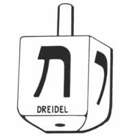 Flat Isolated dreidel with Hebrew letters on white background concept as A single isolated dreidel with Hebrew letters on a white background Perfect for infographics or educationa Squre vector