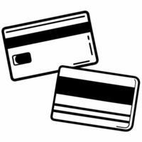 Flat Levitating Credit Card with Floating Sale Tag concept as A credit card hovering mid air with a sale tag floating beside it isolated on a white background The design highlight Squre vector