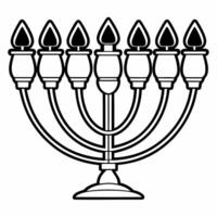Flat Macro of futuristic Hanukkah menorah flame with holographic glow concept as A detailed close up of a futuristic Hanukkah menorah flame that has a holographic glow blending tra Squre vector